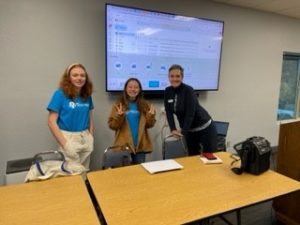 Sharing what they learned at STEM camp, partially funded by SITS
