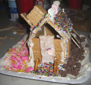 Gingerbread House making at Mount Tallac