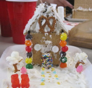 Gingerbread House making at Mount Tallac