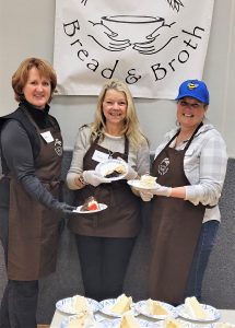 SITsters serving at Bread & Broth