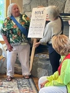 Explaining the "Hive" rules at the Induction of officers