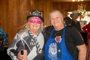 Mad Hatter Tea - two long time SITsters enjoying the day
