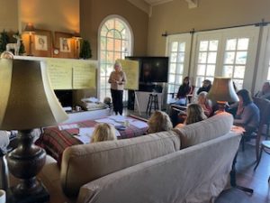 Brainstorming ideas at the SITS retreat
