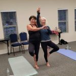 Balancing poses at Yoga with Susan Glasson