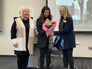 Induction of Mirelle Zamudio, with Paula and Lisa